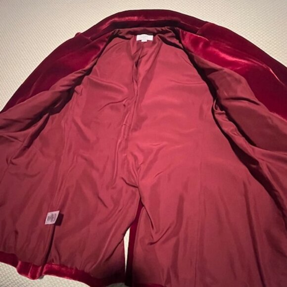 Velvet Double Breasted Blazer - Picture 8 of 8